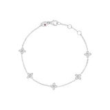Roberto Coin Love in Verona Flower Diamonds Station Bracelet 7773222AWLBX5