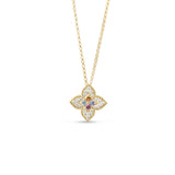 Roberto Coin Venetian Princess Flower Diamond Necklace 7773746AY17X