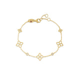Roberto Coin Princess Flower Diamond Bracelet 7773793AYLBX