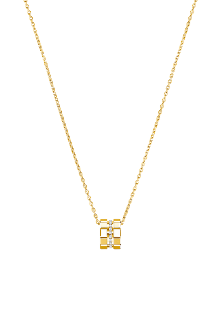 Chopard Ice Cube Diamond Mini Two Row Necklace 797005-0003