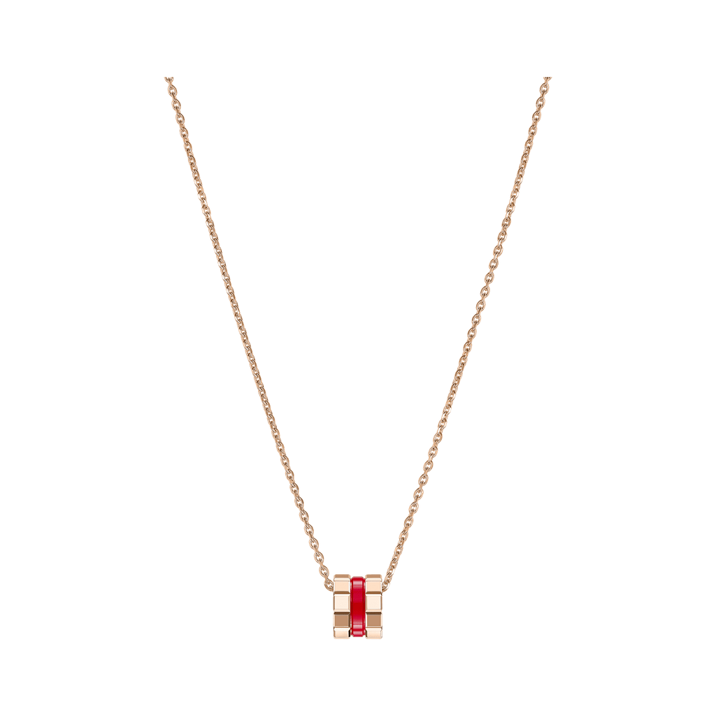 Chopard Ice Cube  Red Hyceram Necklace 797005-9001