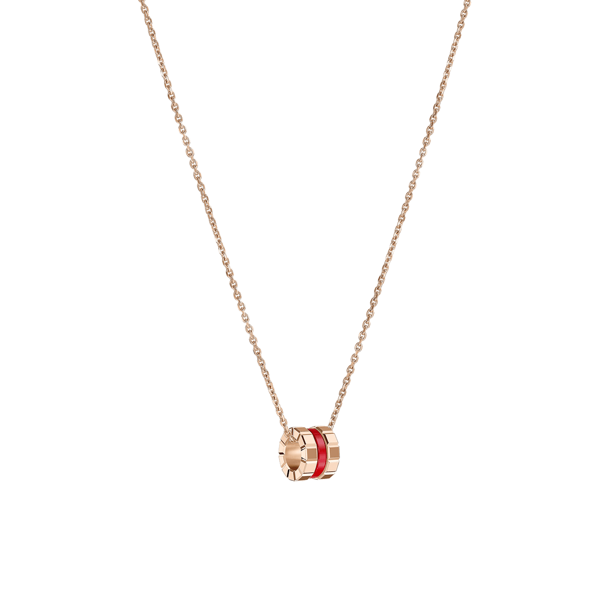 Chopard Ice Cube  Red Hyceram Necklace 797005-9001