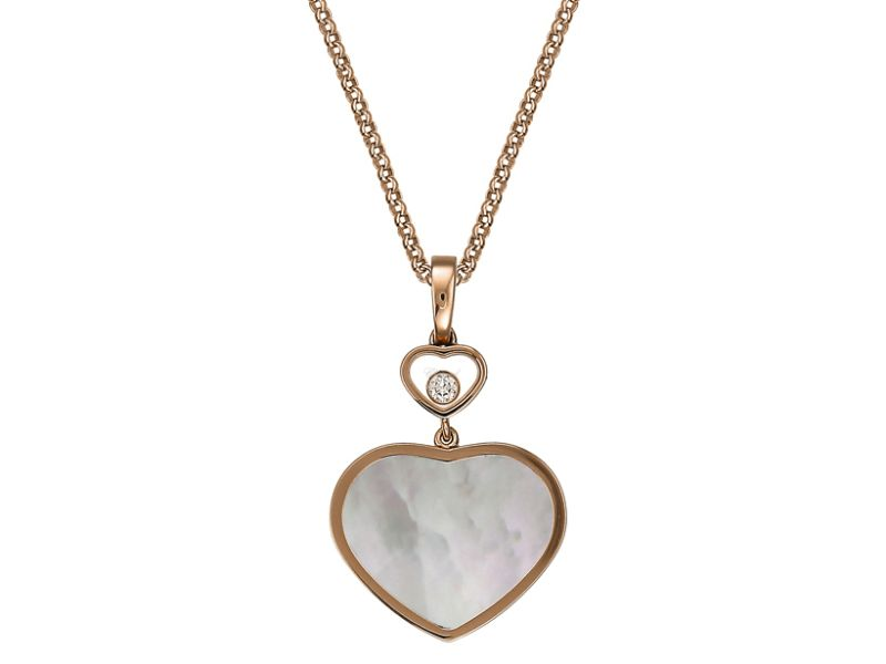 Chopard Happy Hearts Diamond MOP Necklace 797482-5301