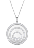 Chopard Happy Spirit Diamond Cicle Pendant Necklace 798232-1001