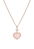 Chopard Happy Hearts Diamond Pink Opal Necklace 79A074-5620