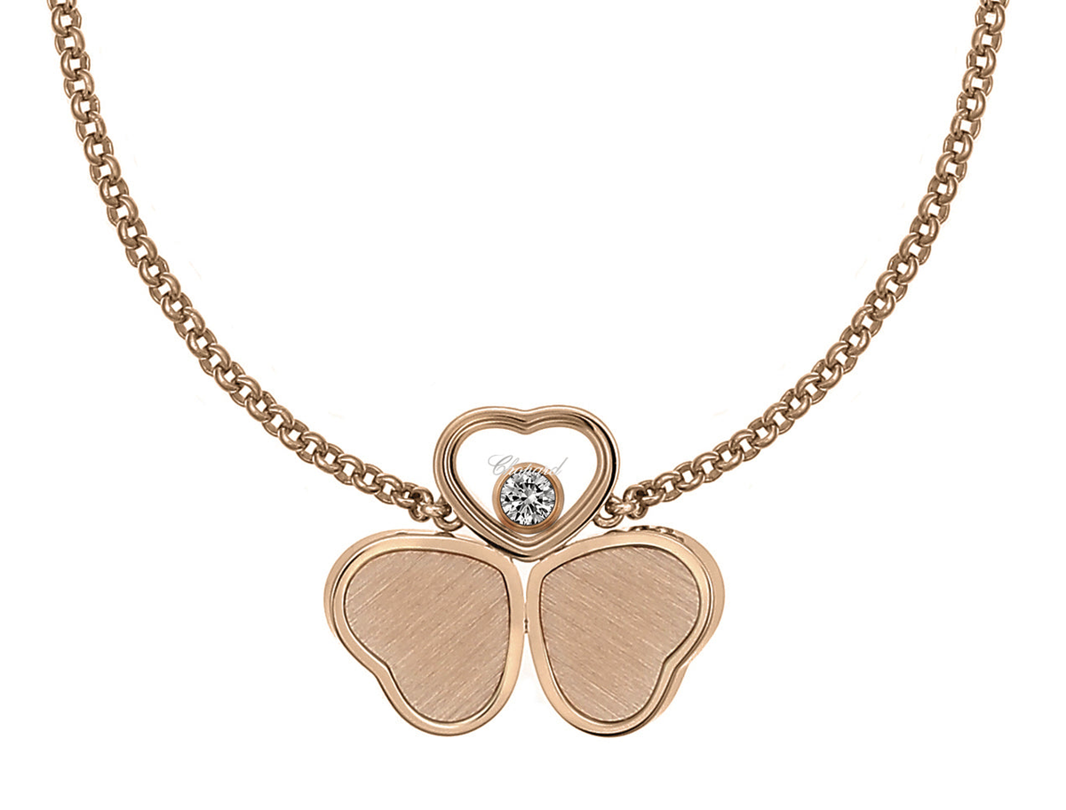 Chopard Happy Hearts Diamond Necklace 81A083-5711