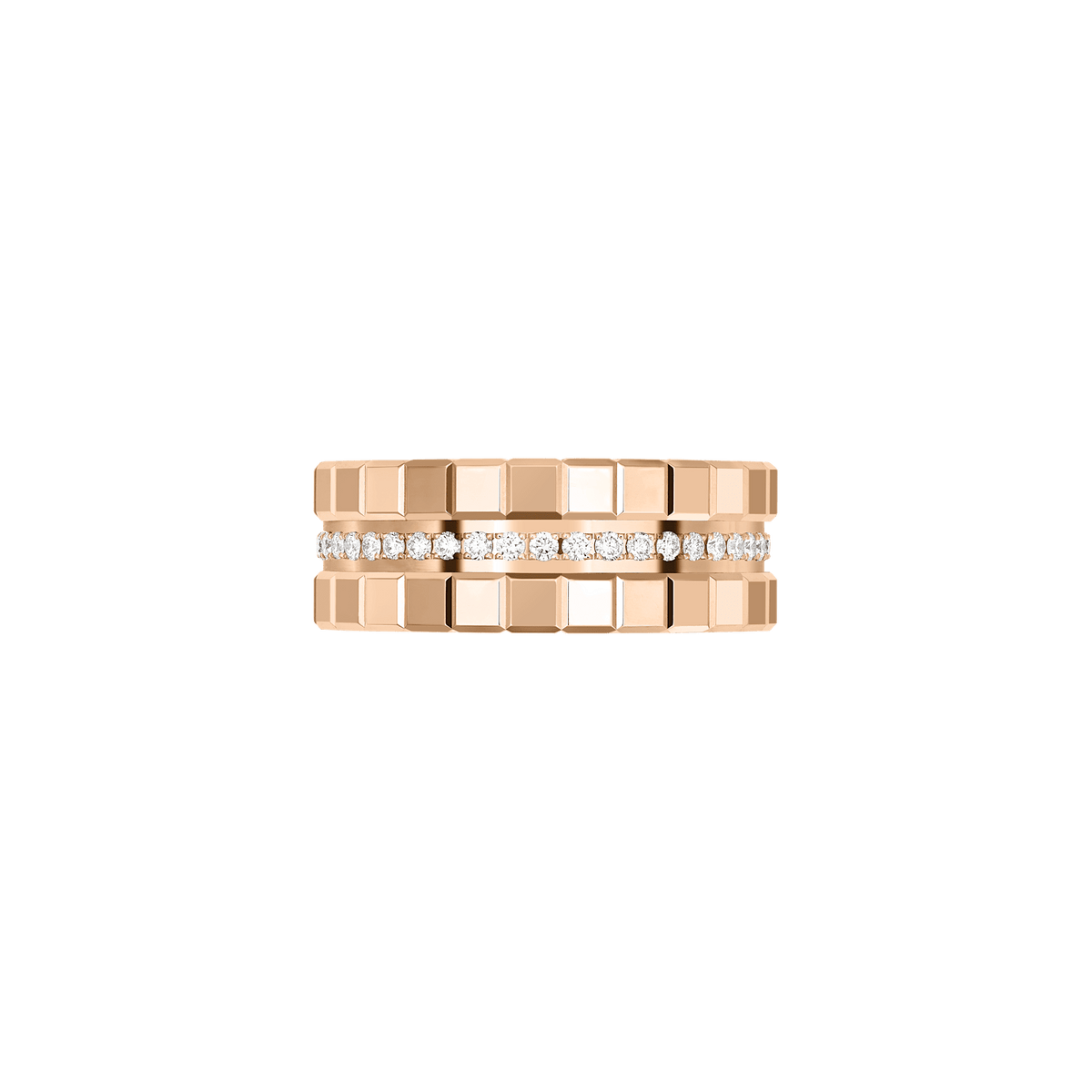 Chopard Ice Cube Two Row Diamond Ring 827005-5040