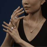 Chopard Ice Cube Double Row Diamond Ring 827006-5013