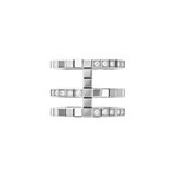 Chopard Ice Cube Three Row Diamond Ring 827007-1014