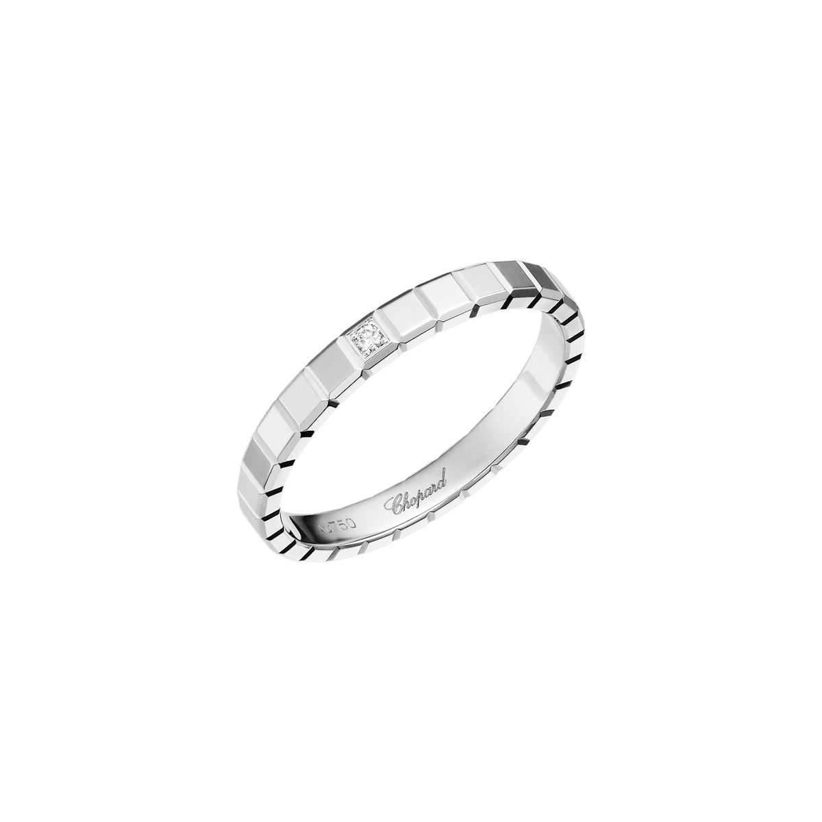 Chopard Ice Cube Thin Diamond Ring 827702-1226