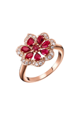 Chopard Precious Lace Diamond Ruby Ring 828347-5040