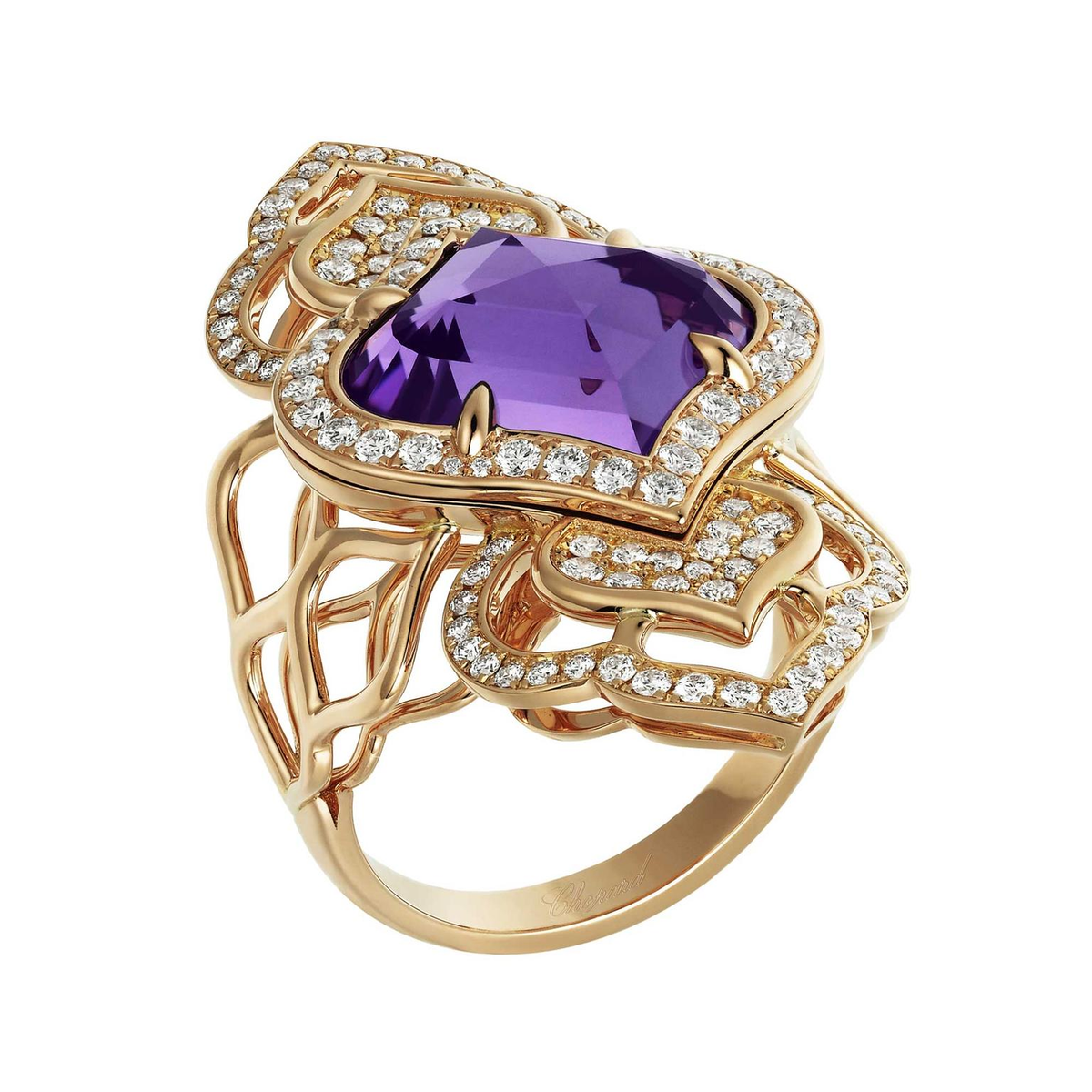 Chopard Imperiale Amethyst Statement Ring 829723-5012