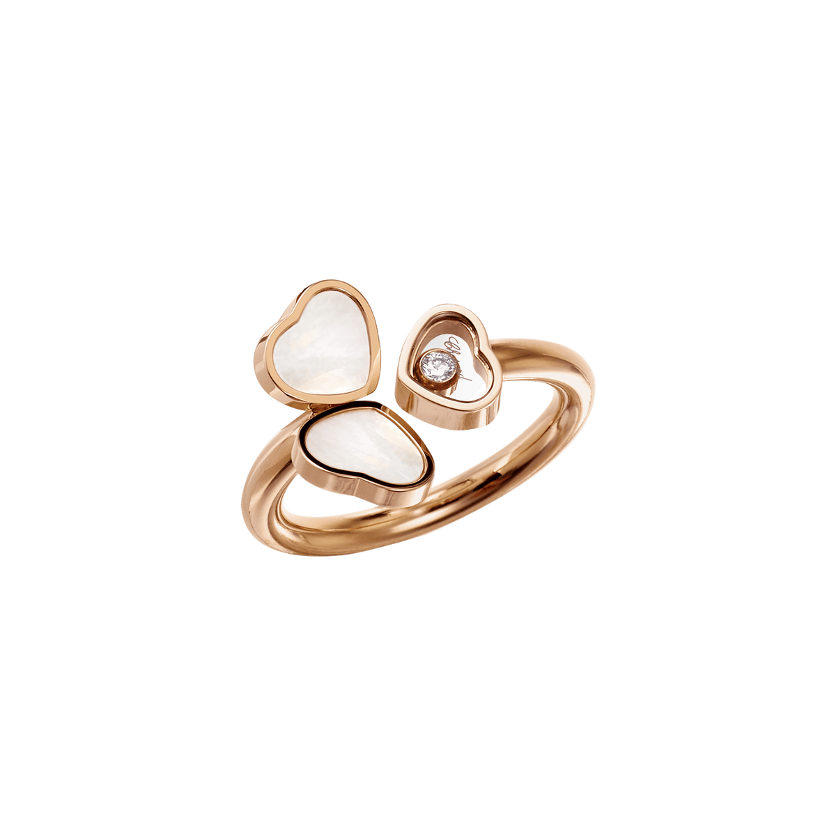 Chopard Happy Hearts Wings Diamond Ring 82A083-5310