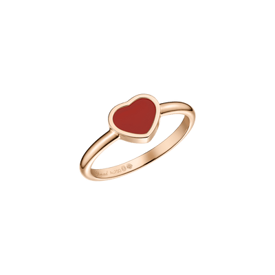 Chopard Happy Hearts Carnelian Ring 82A086-5809