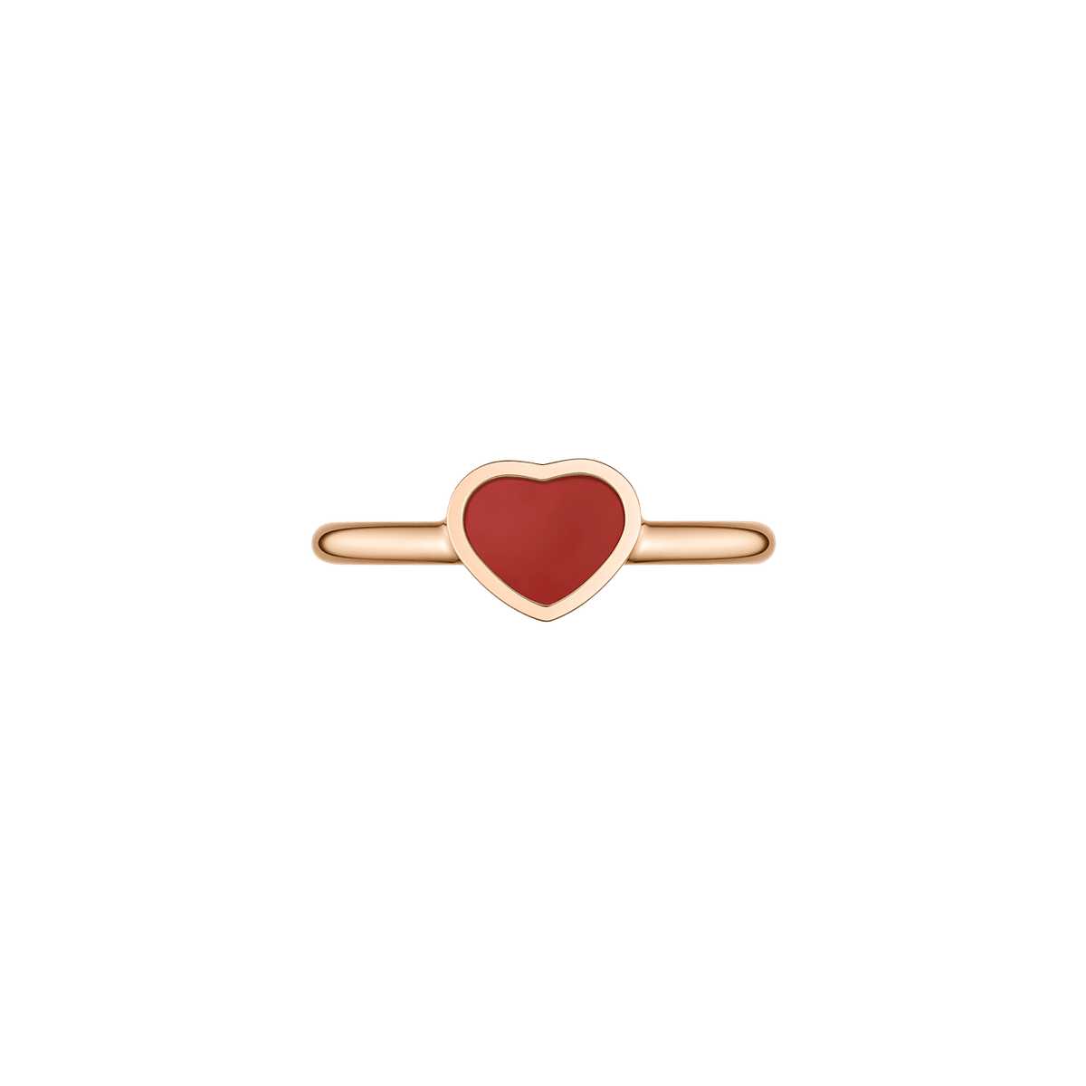 Chopard Happy Hearts Carnelian Ring 82A086-5809