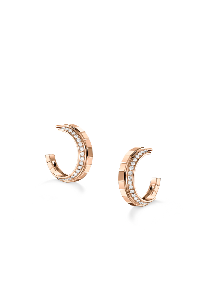 Chopard Ice Cube Diamond Small Hoop Earring 837008-5001