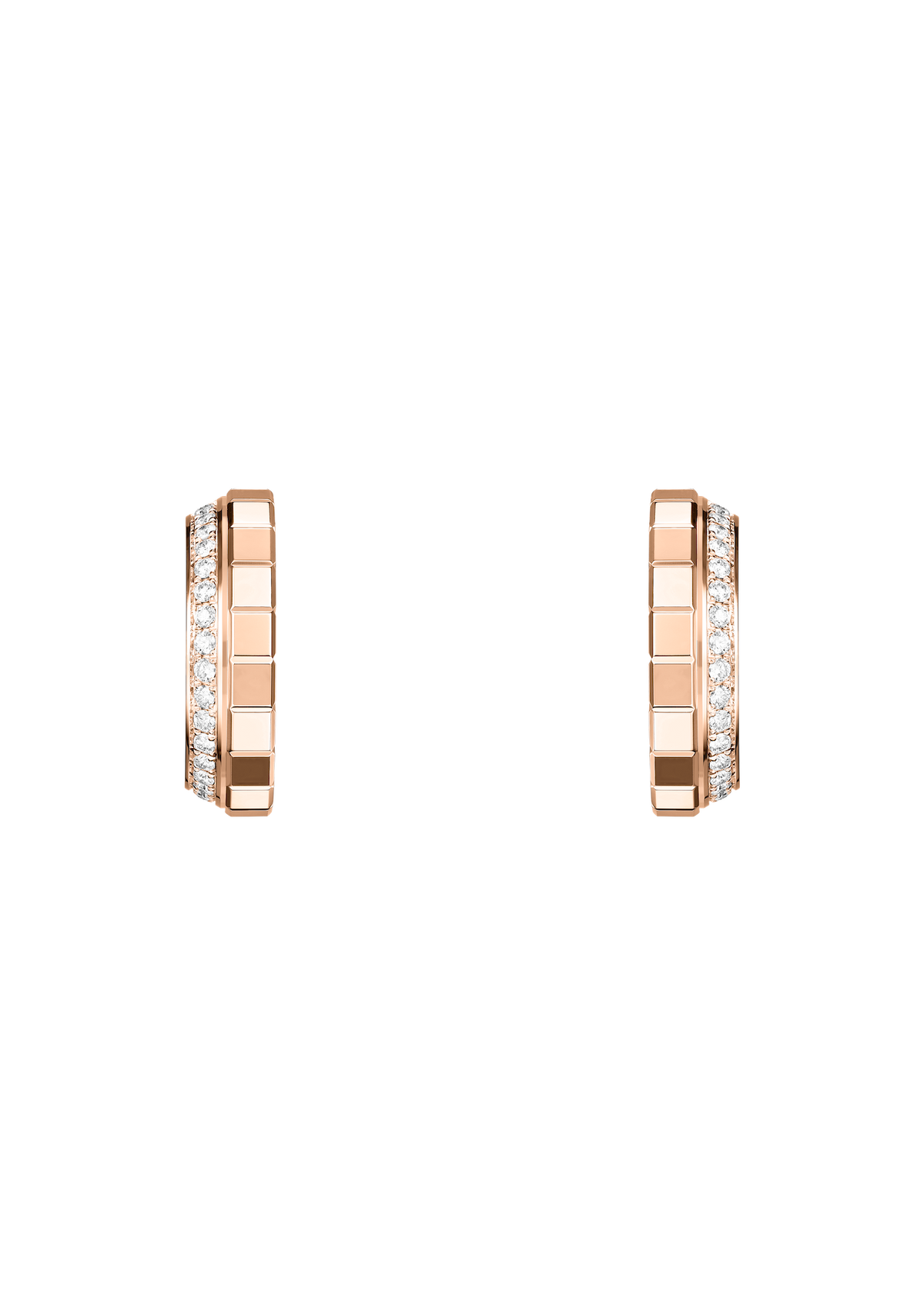 Chopard Ice Cube Diamond Small Hoop Earring 837008-5001
