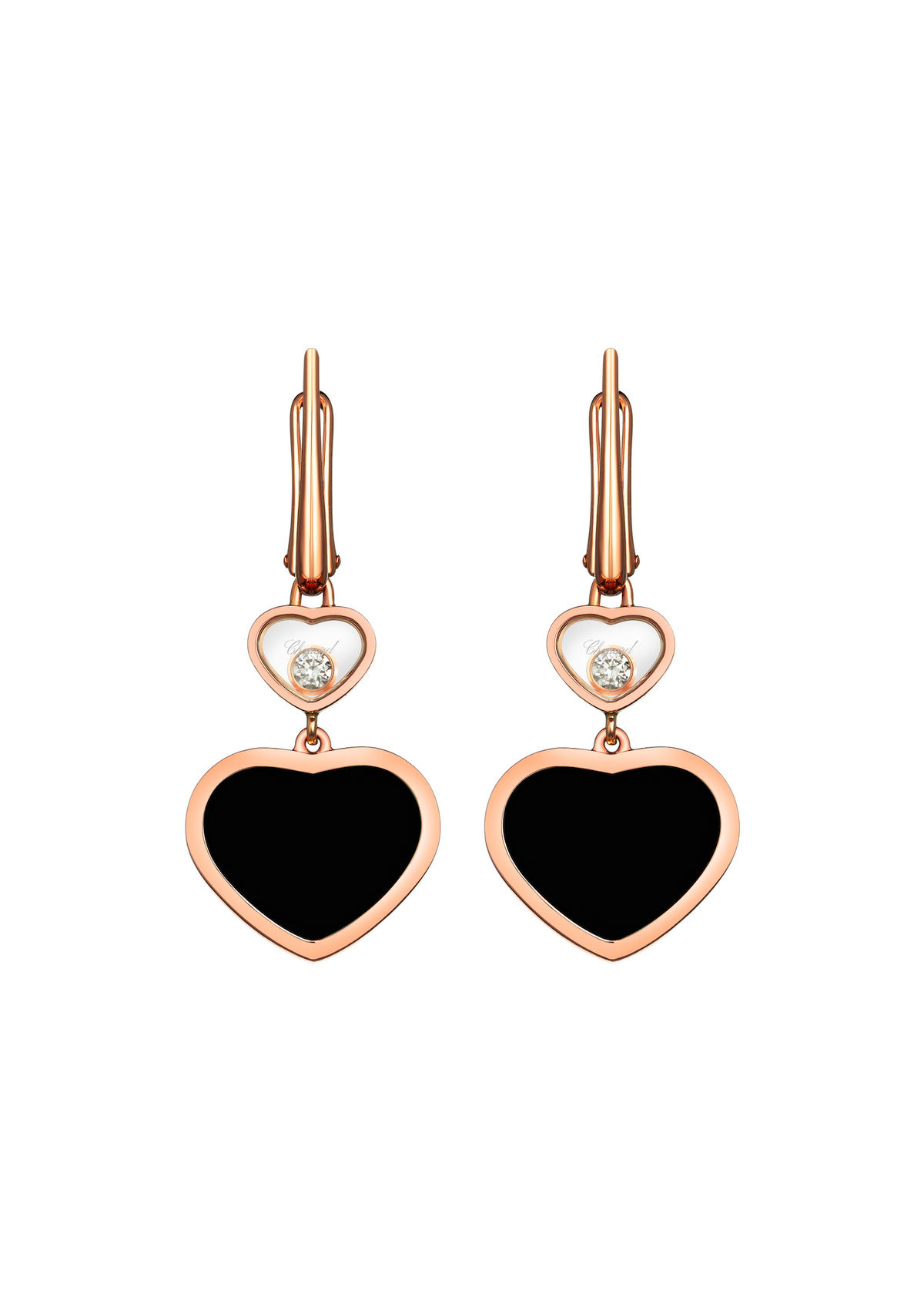 Chopard Happy Hearts Diamond Drop Earring 837482-5210