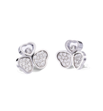 Chopard Happy Hearts Wings Diamond Stud Earring 83A083-1901