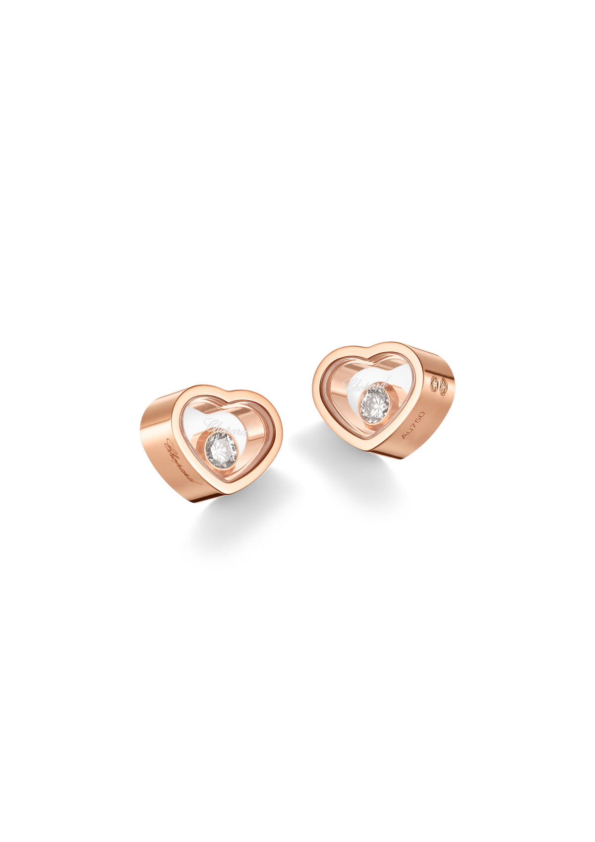 Chopard Happy Hearts Diamond Stud Earrings 83A086-5092