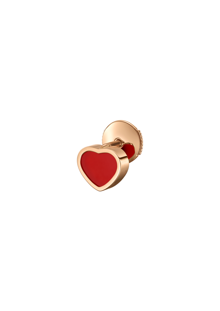Chopard Happy Hearts Carnelian Single Stud Earring 83A086-5802