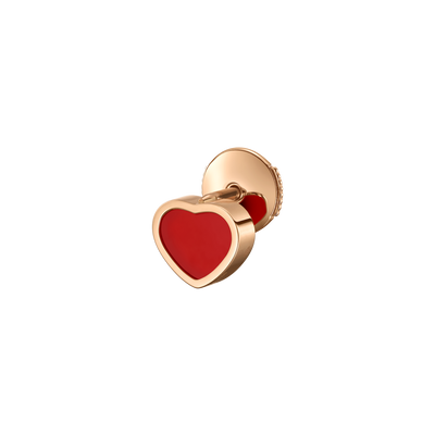 Chopard Happy Hearts Carnelian Single Stud Earring 83A086-5802