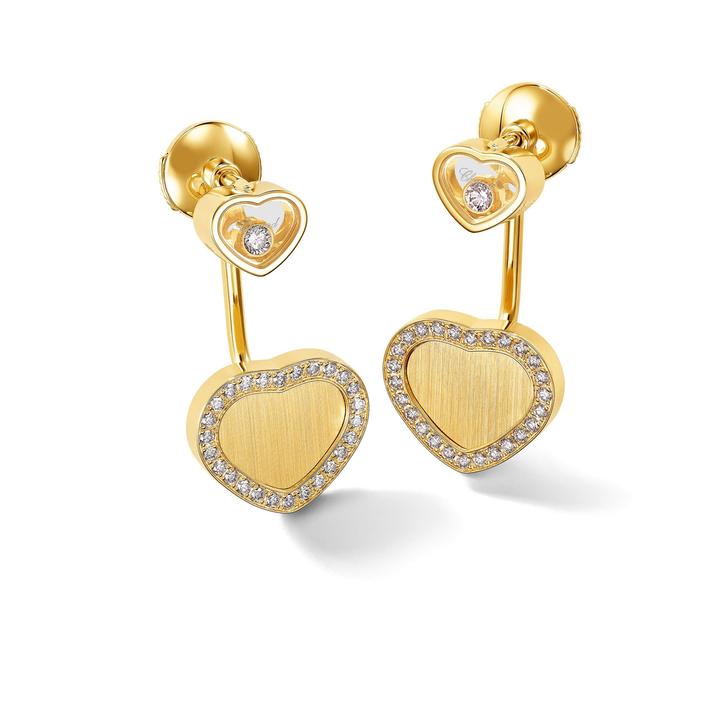 Chopard Happy Hearts Diamond Drop Earring 83A107-0921