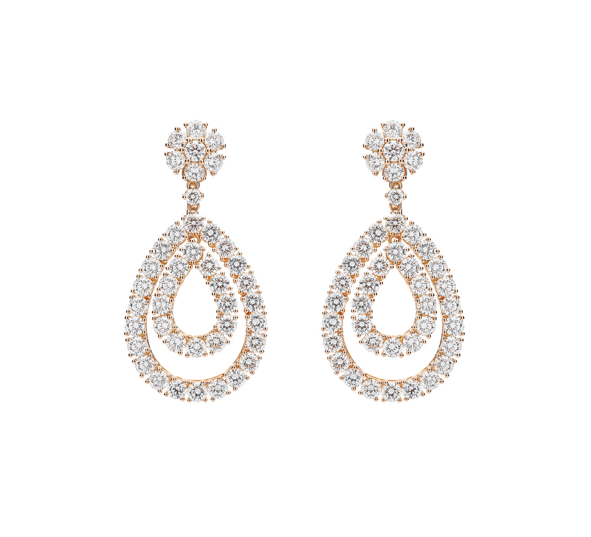 Chopard L'Heure du Diamant Diamond Statement Drop Earring 849066-5001