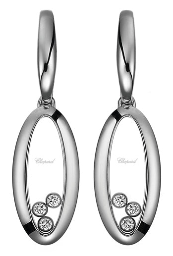 Chopard Happy Diamonds Oval Drop Earring 849092-1001