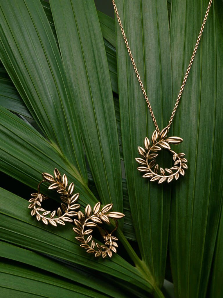 Chopard Palme Verte Statement Stud Earring 849773-0001