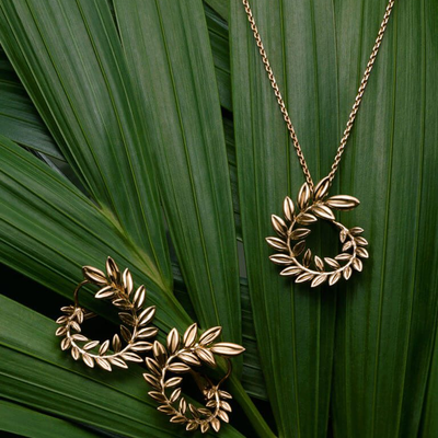 Chopard Palme Verte Statement Stud Earring 849773-0001