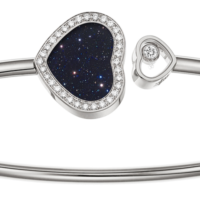 Chopard Happy Hearts Diamonds Bangle Bracelet 85A074-1513