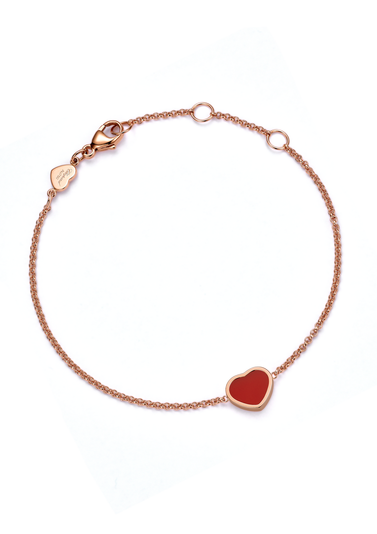 Chopard Happy Hearts Carnelian Bracelet 85A086-5081