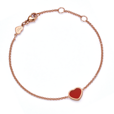Chopard Happy Hearts Carnelian Bracelet 85A086-5081