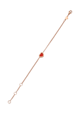 Chopard Happy Hearts Carnelian Bracelet 85A086-5081
