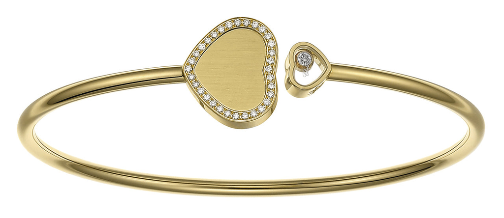 Chopard Happy Hearts Diamonds Bangle Bracelet 85A107-0922