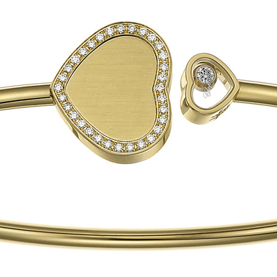 Chopard Happy Hearts Diamonds Bangle Bracelet 85A107-0922
