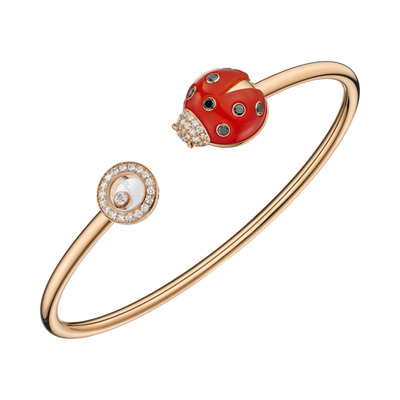 Chopard Happy Diamonds Ladybird Bangle Bracelet 85A686-5201