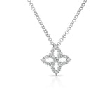 Roberto Coin Princess Flower Diamonds Necklace 8882348AW18X