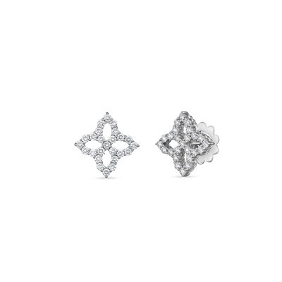 Roberto Coin Princess Flower Diamond Stud Earring 8882349AWERX