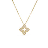 Roberto Coin Venetian Princess Flower Diamond Necklace 8883383AYCHX