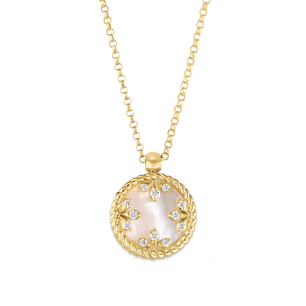 Roberto Coin Venetian Princess Small Diamond Necklace 8883531AY17XM