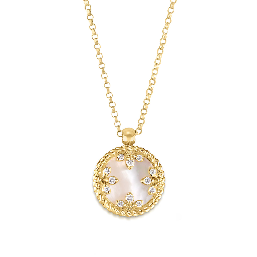 Roberto Coin Venetian Princess Small Diamond Necklace 8883531AY17XM