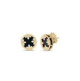 Roberto Coin Venetian Princess Medallion Jade Stud Earring 8883531AYERXB