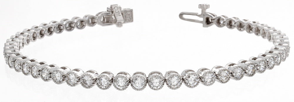 L'ORO Diamond Tennis Bracelet AJ-4996-5
