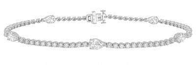 L'ORO Diamonds Tennis Bracelet AJ-B9527