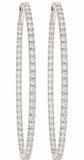 L'ORO Diamond Hoop Earring AJ-E5075