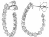 L'ORO Diamonds Hoop Earring AJ-E6077-1