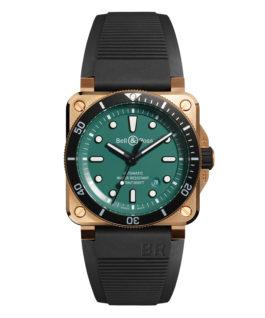 Bell & Ross BR-03 Diver 42mm Automatic BR0392-D-LT-BR/SRB