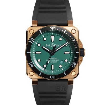 Bell & Ross BR-03 Diver 42mm Automatic BR0392-D-LT-BR/SRB